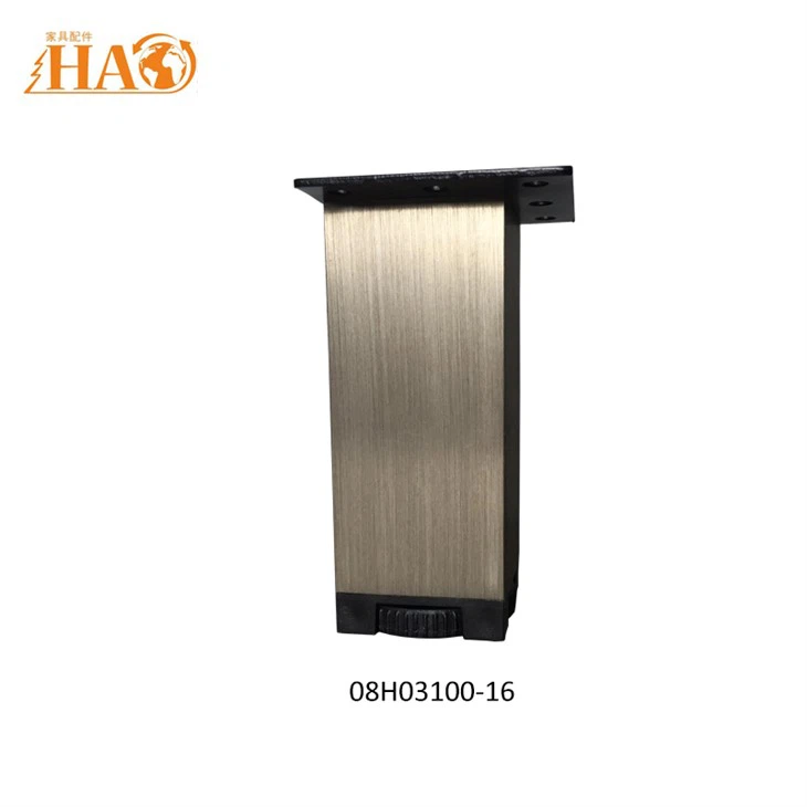 Ayarlanabilir Yükseklik Fonksiyonlu D40x40mm Alüminyum Koltuk Ayakları