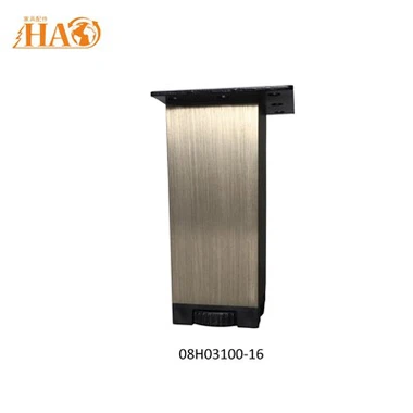 Ayarlanabilir Yükseklik Fonksiyonlu D40x40mm Alüminyum Koltuk Ayakları